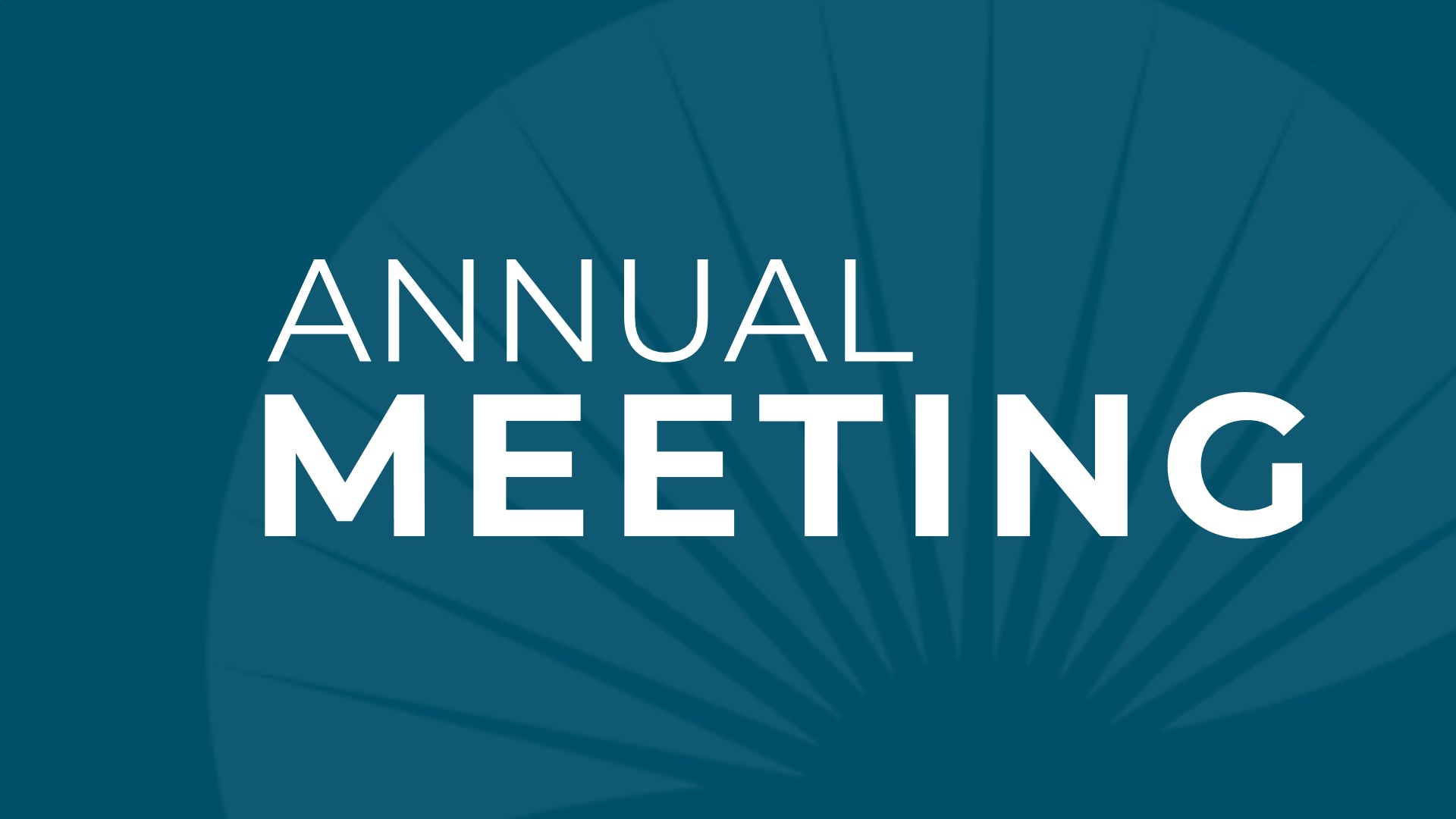 Annual Meeting Image