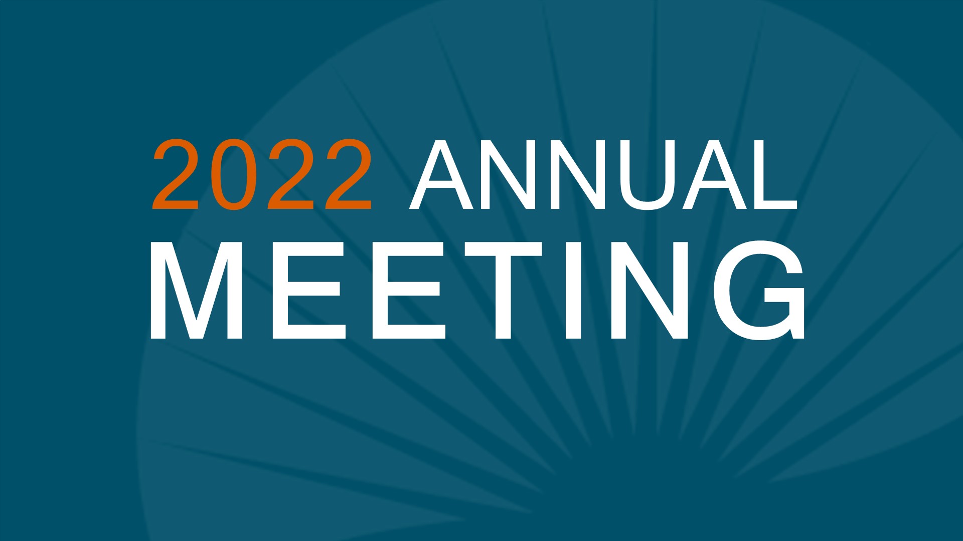 2022 Annual Meeting